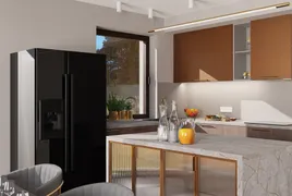 Realization image Kitchen design in a house in Rzeszotary