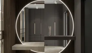 Gabinet do pracy w domu z funkcją pokoju gościnnego oraz wiatrołap