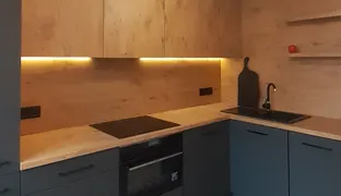 Kitchen in a small flat