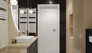 Black&Wood bathroom