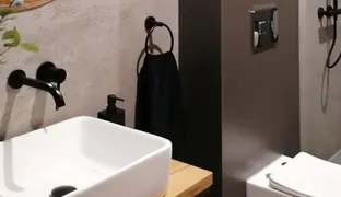 Bathroom in a detached house