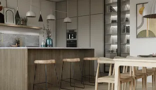 House design with mezzanine