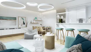 Urzekające i wykraczające poza schematy mieszkanie, o nieszablonowych kolorach