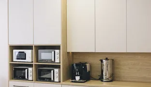 Furniture for administrative offices and kitchen fittings