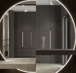 Gabinet do pracy w domu z funkcją pokoju gościnnego oraz wiatrołap