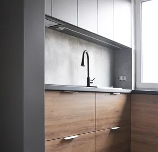 Kitchen plus wardrobe