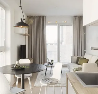 Subtelne i przestronne mieszkanie w kolorystyce nude