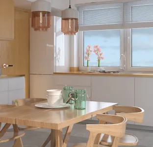 Projekt wnętrz mieszklanych w domu jednorodzinnym