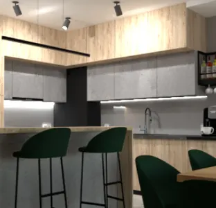 Projekt kuchni w mieszkaniu