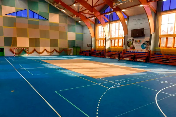 OCSIR w Ostródzie. Modernizacja podłogi sportowej na hali głównej., Realization image 1