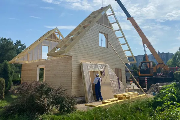 Private house in construction, Realization image 1