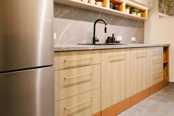 Kitchen cabinets for a village community center, Realization image 1
