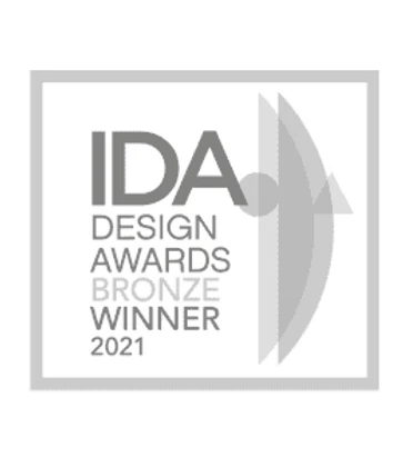 Wyróżnienie przyznawane za innowacyjny i estetyczny design – trzecie miejsce w konkursie IDA Design Award dla Woodeco.