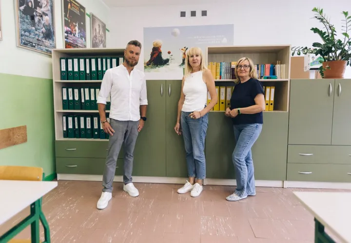 Furniture for the classroom in Mońki