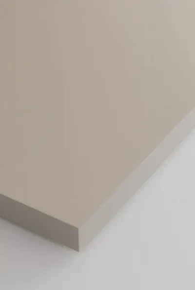 DescriptionThin Compact worktop with beige core